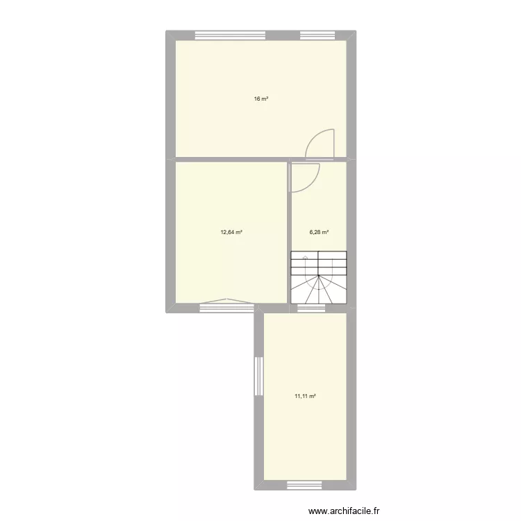 AMB49ME VDP1. Plan de 4  et 46 m²