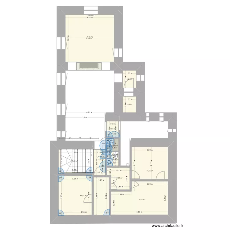 martel asis. Plan de 13 et 92 m² martel asis. Plan de 13 et 92 m²