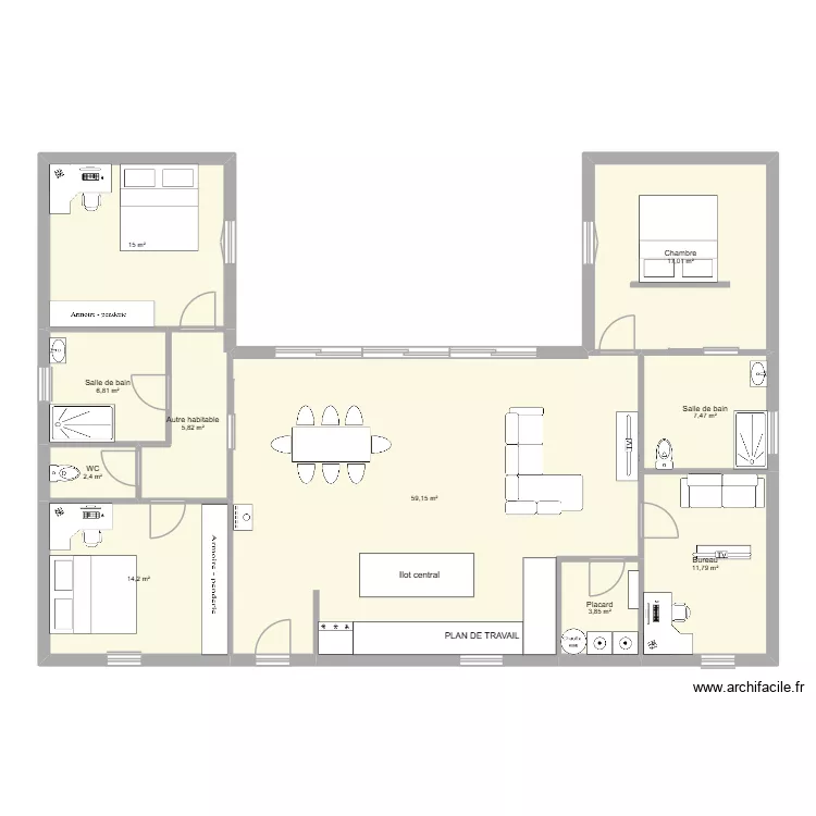 ID2E FINAL. Plan de 10  et 143 m²