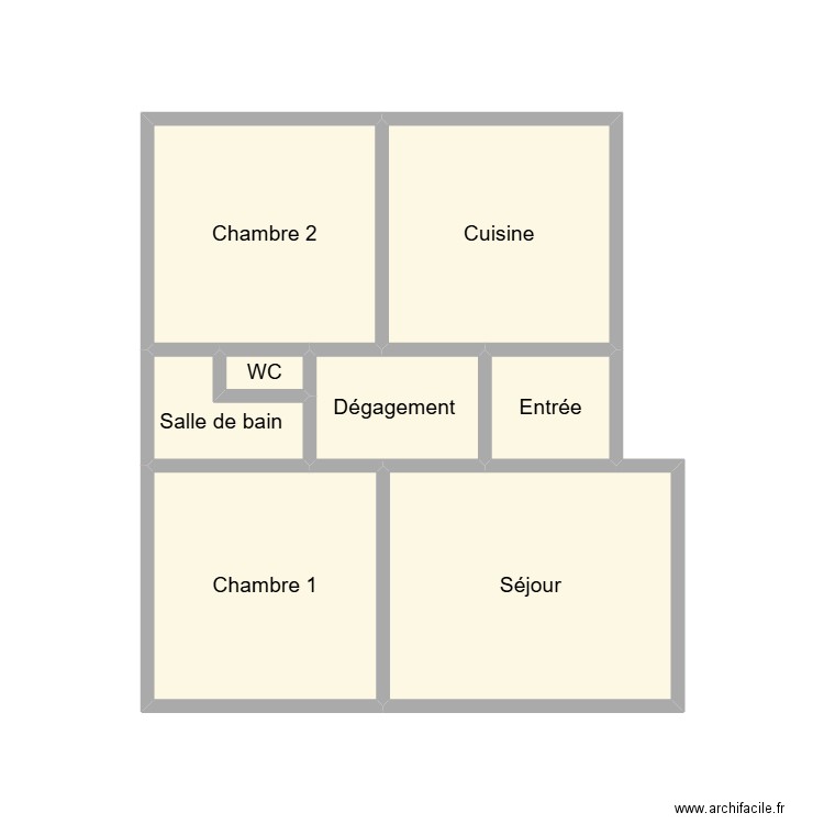 2511 INDIVISION PAUGAM. Plan de 8 pièces et 18 m2