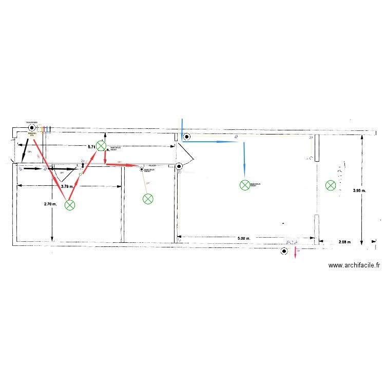 Aline Gaubert RDC. Plan de 0 pièce et 0 m2