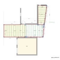 CAR PORT 1 - CAR PORT 2 - 3  Vue plan 600x350 Structure solives