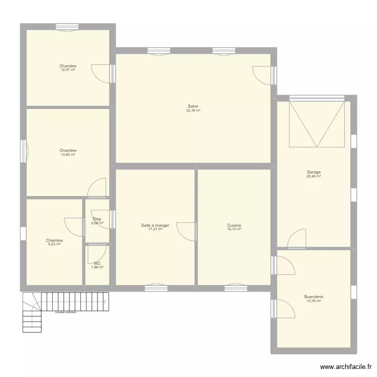Capbreton avant travaux. Plan de 