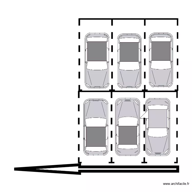 voiture. Plan de voiture. Plan de
