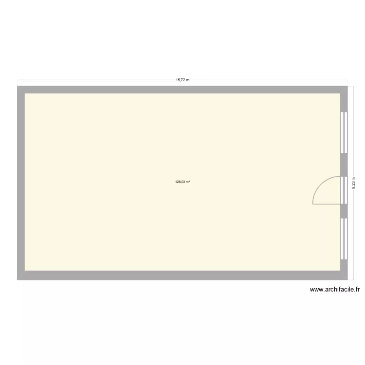 Peng Restaurant 1. Plan de 1 et 128 m² Peng Restaurant 1. Plan de 1 et 128 m²