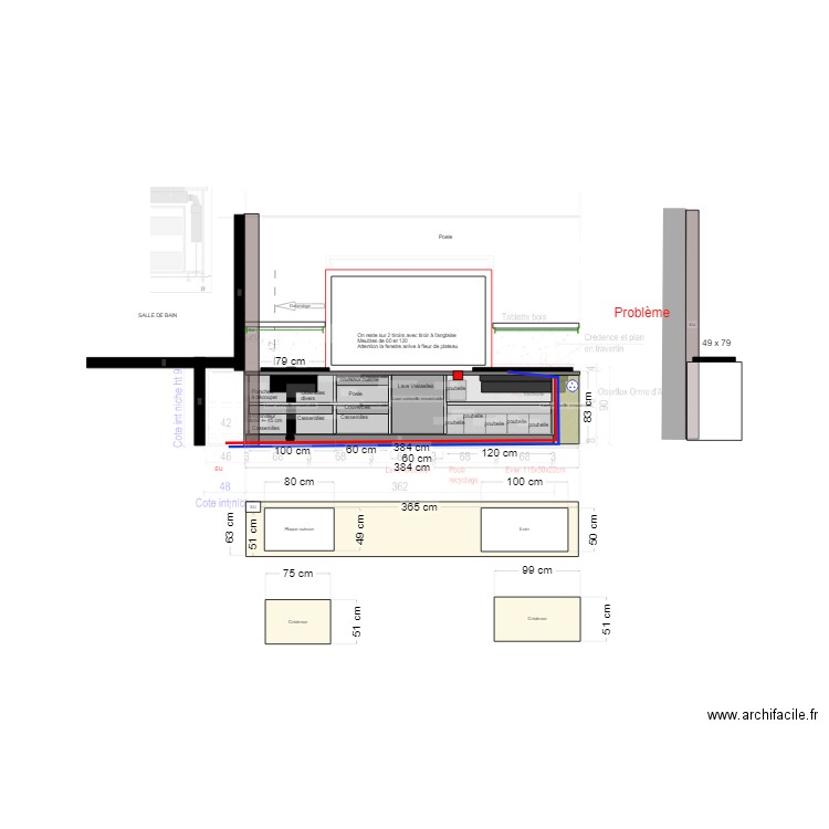 cuisine fenetre. Plan de 0 pièce et 0 m2