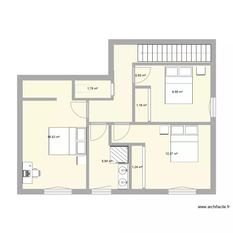 ML surelevation1. Plan de 