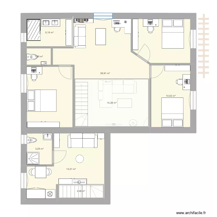 MAison1. Plan de 