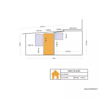 Atelier de jardin face Est