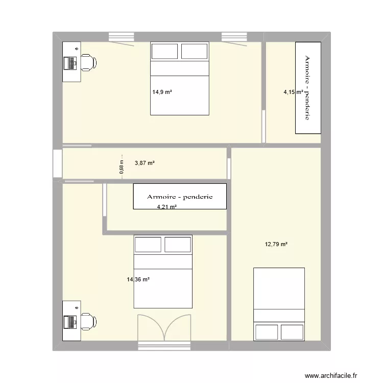 etage. Plan de 6 et 54 m² etage. Plan de 6 et 54 m²
