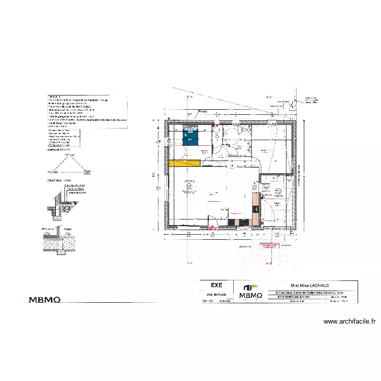 LACHAUD PLAN RESEAU. Plan de 