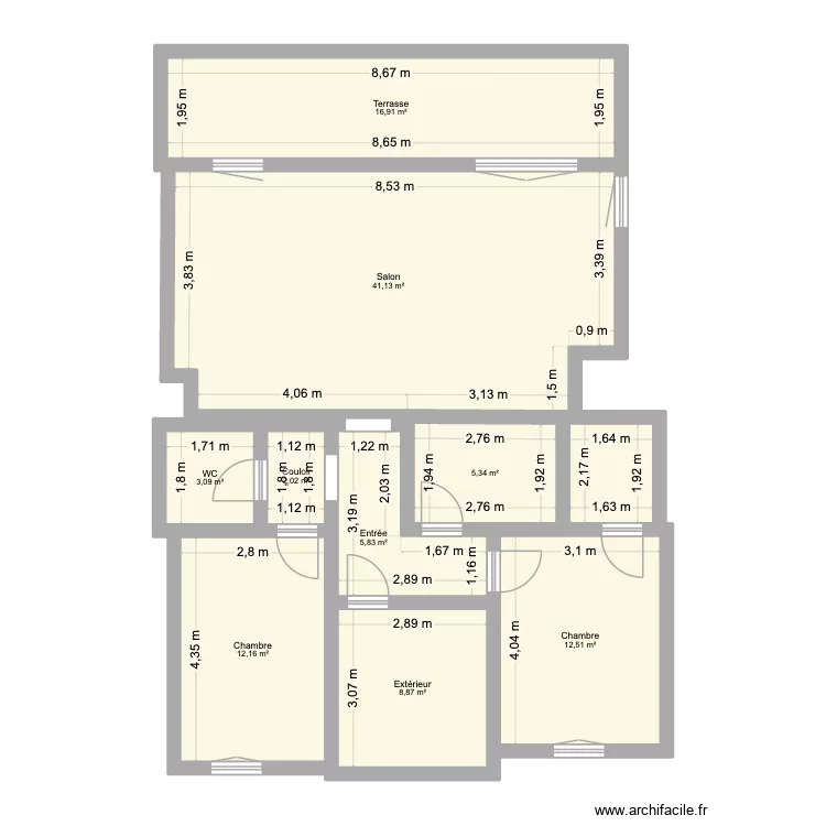 SJDV. Plan de 9 et 108 m² SJDV. Plan de 9 et 108 m²