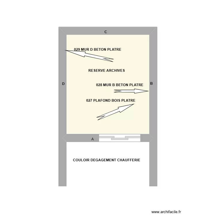 RESERVE ARCHIVES. Plan de 