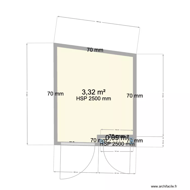 paris r1 invite. Plan de 2 et 3 m² paris r1 invite. Plan de 2 et 3 m²