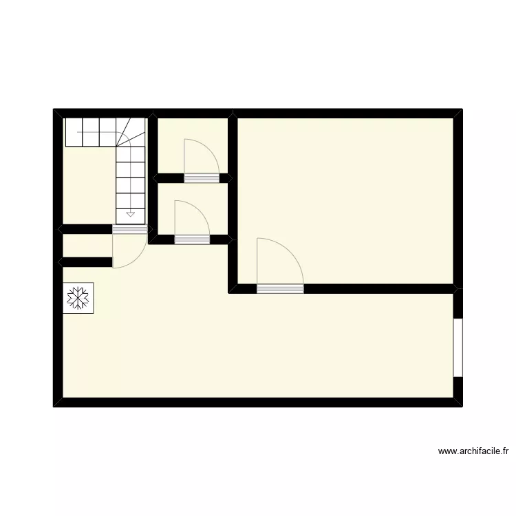 LE BISTROT DES GRAVES &Eacute;TAGE. Plan de 