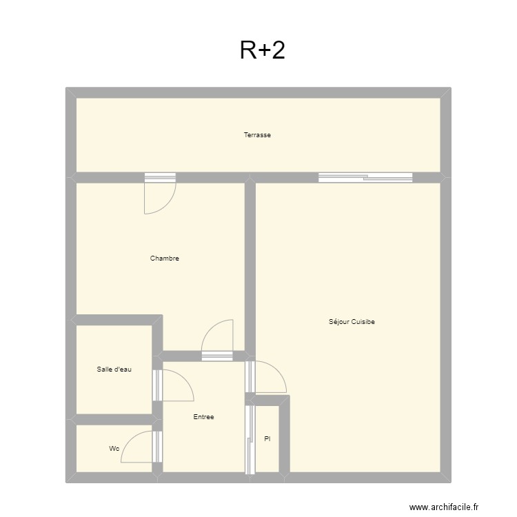 350601891. Plan de 7 pièces et 81 m2