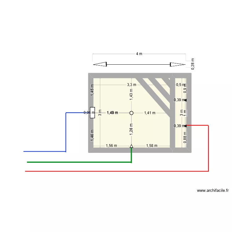 DEFR. Plan de 2  et 11 m²