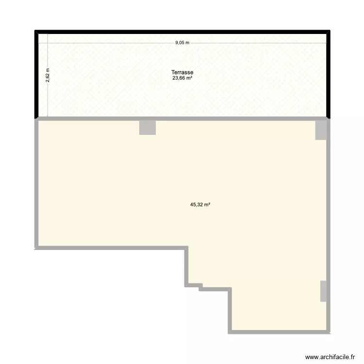 Coffe shop istanbul. Plan de 2  et 69 m²