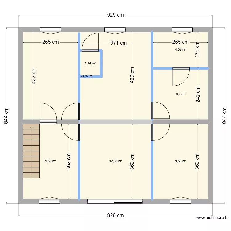 2024-09-11-MAISON DAVID SOUS SOL-ESCALIER DROIT 2. Plan de 