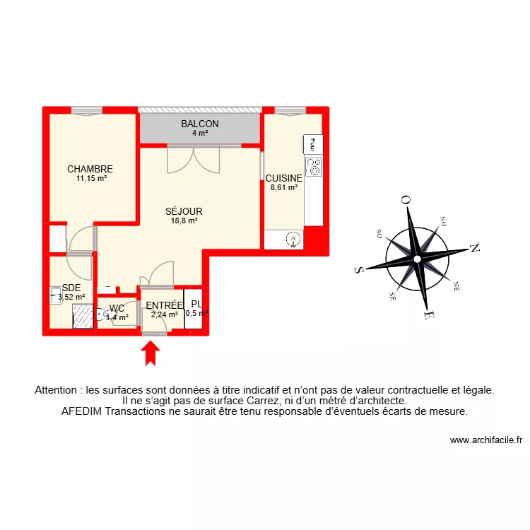 BI33516. Plan de 10  et 72 m²