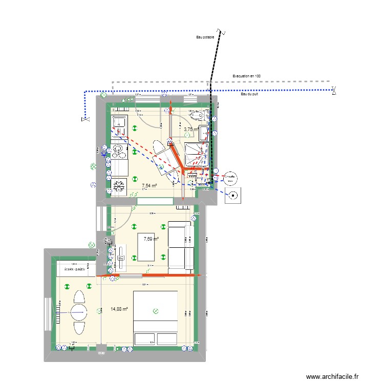 appart 02/26. Plan de 0 pièce et 0 m2