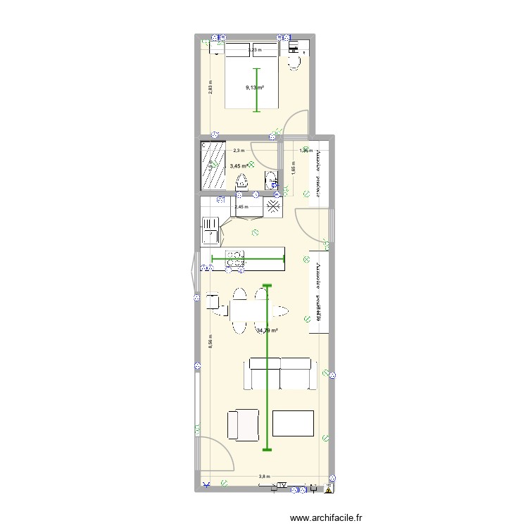 paul. Plan de 0 pièce et 0 m2
