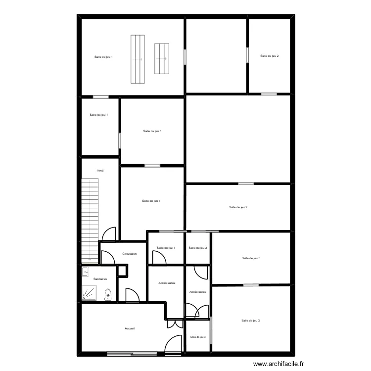 Escape Game. Plan de 