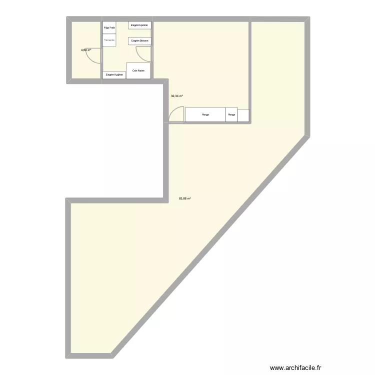 restau. Plan de 3 et 121 m² restau. Plan de 3 et 121 m²