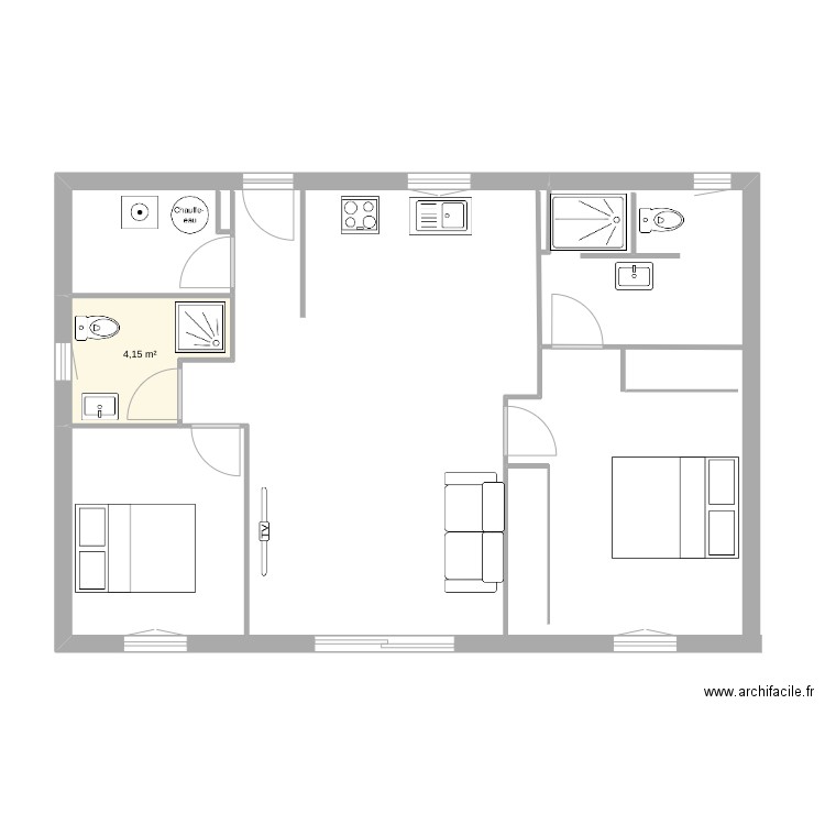 maison 3. Plan de 0 pièce et 0 m2
