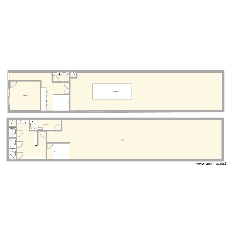 Salle. Plan de 0 pièce et 0 m2