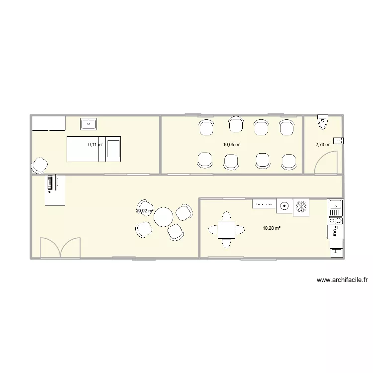 locau. Plan de 5 et 53 m² locau. Plan de 5 et 53 m²