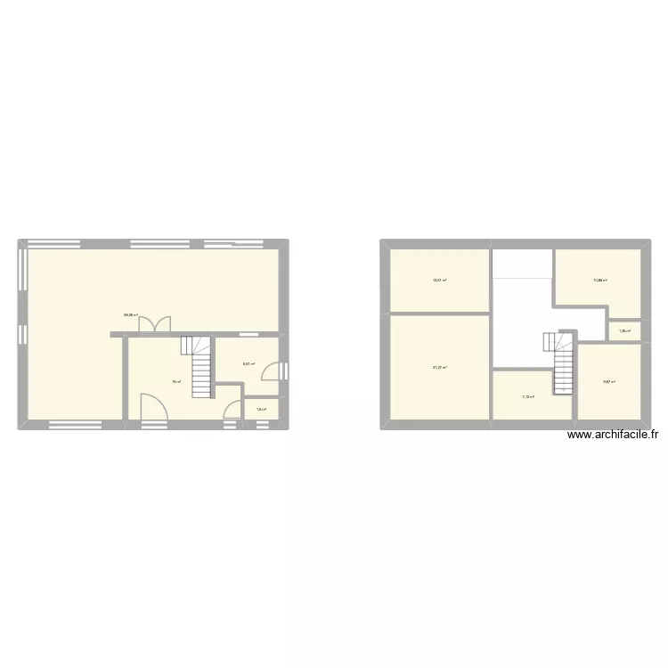 maison. Plan de 10 et 147 m² maison. Plan de 10 et 147 m²