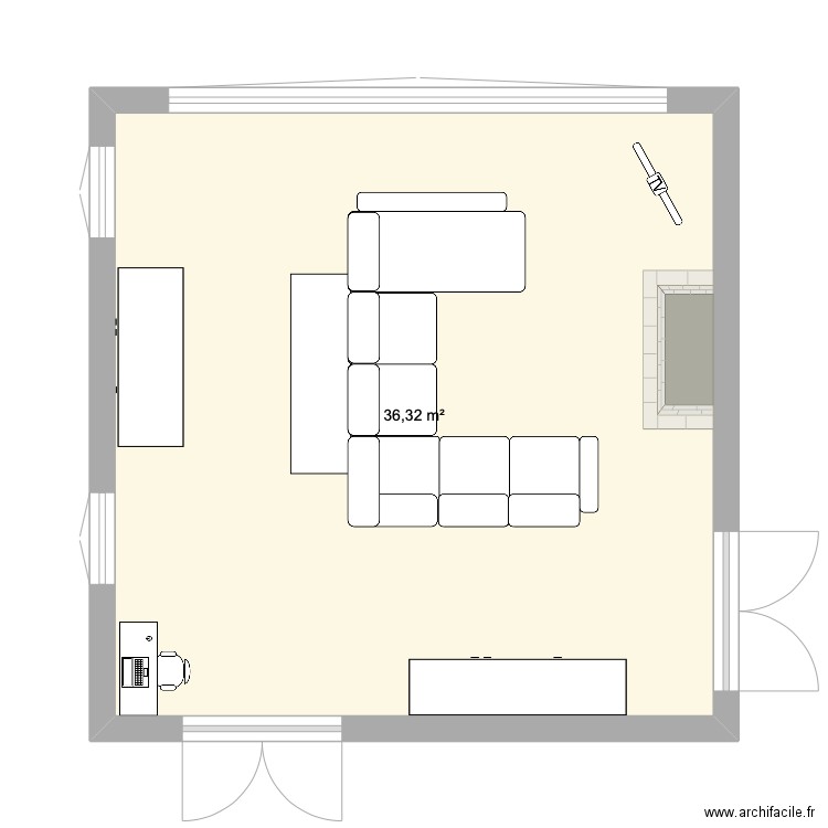 Salon. Plan de 0 pièce et 0 m2
