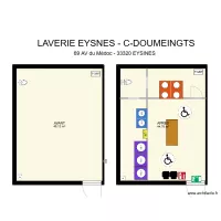 Plan laverie Eysines 2 (avant et apr&egrave;s)