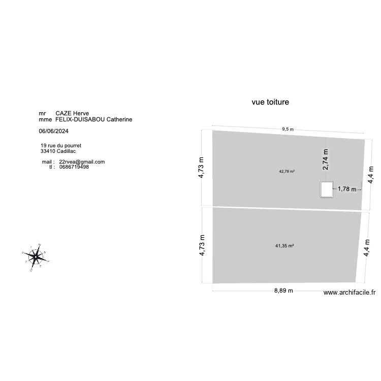 toiture 2. Plan de toiture 2. Plan de