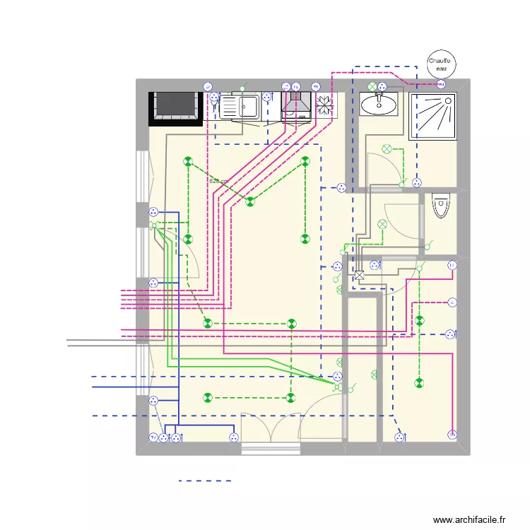 Jojo et Ludo Gîte électricité. Plan de Jojo et Ludo Gîte électricité. Plan de