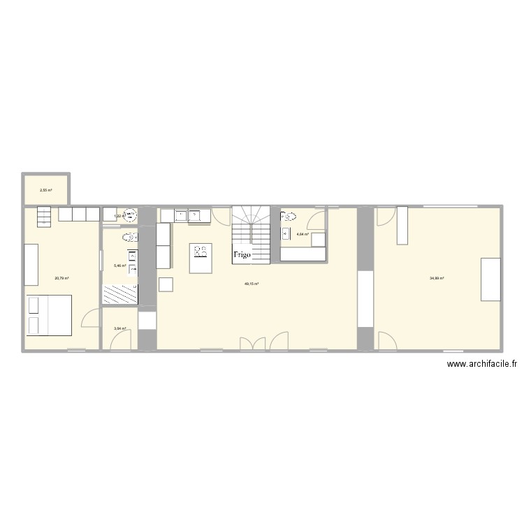 rdc. Plan de 0 pièce et 0 m2