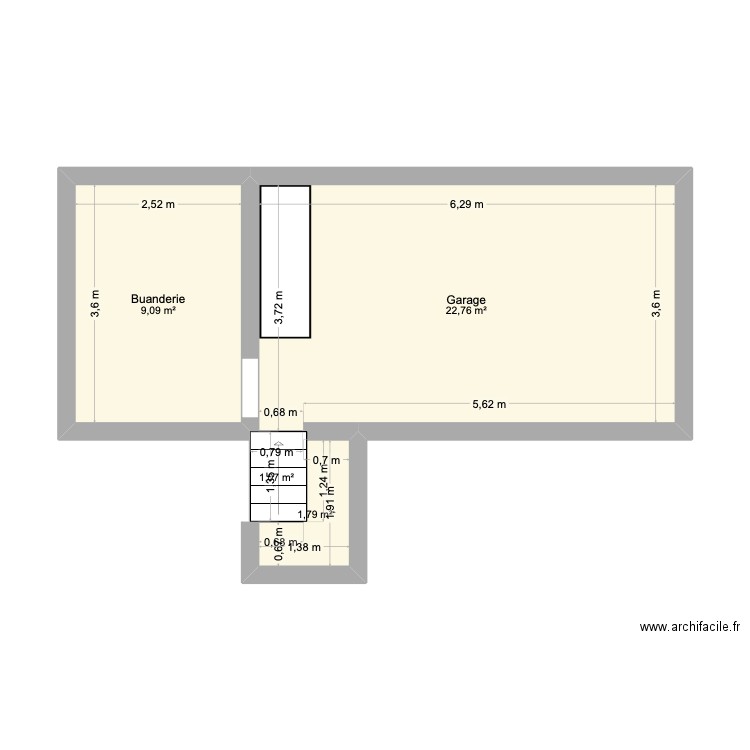 Chemin d'Orival. Plan de 19 pièces et 209 m2