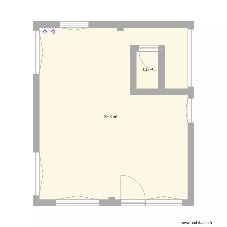 SCHEMA ELECTRIQUE. Plan de 2 Pièces et 41 m²