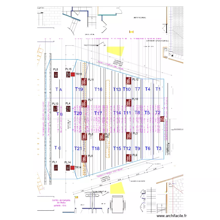 PALANS EMPLACEMENT. Plan de 