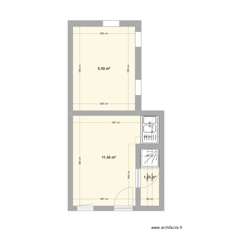 2 Galilée. Plan de 0 pièce et 0 m2