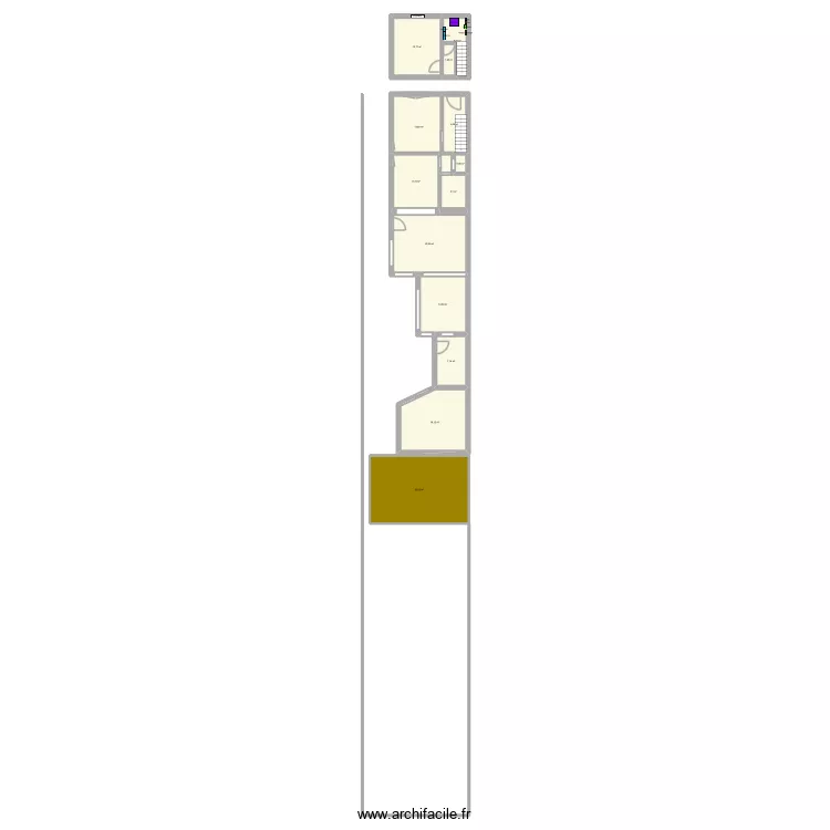 Solune 3. Plan de 13  et 147 m²