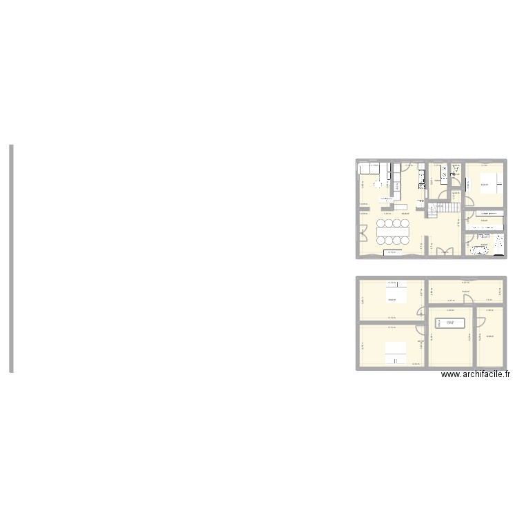 maison sophie. Plan de 11 pièces et 186 m2