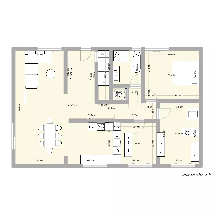 maison. Plan de maison. Plan de