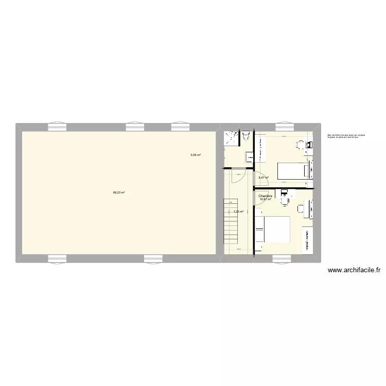 festigny VENTE 1 &eacute;tage. Plan de 