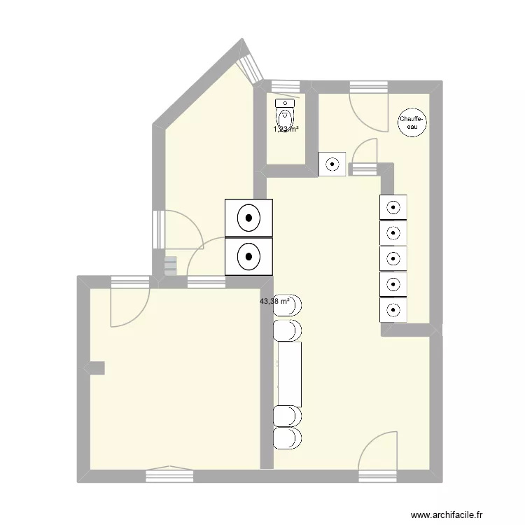 Zer. Plan de 2 et 45 m² Zer. Plan de 2 et 45 m²