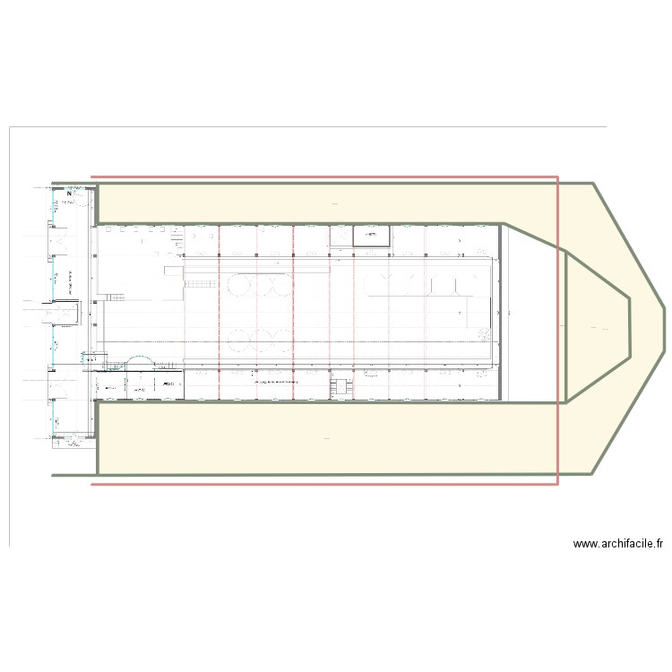 EX TOITURE. Plan de 5 pièces et 1402 m2