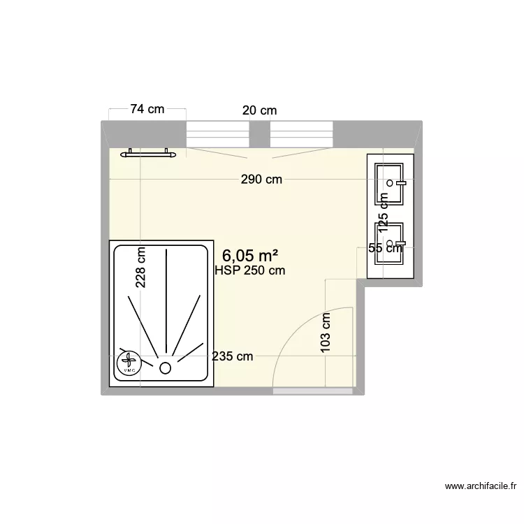 PEPIN GILBERT. Plan de 