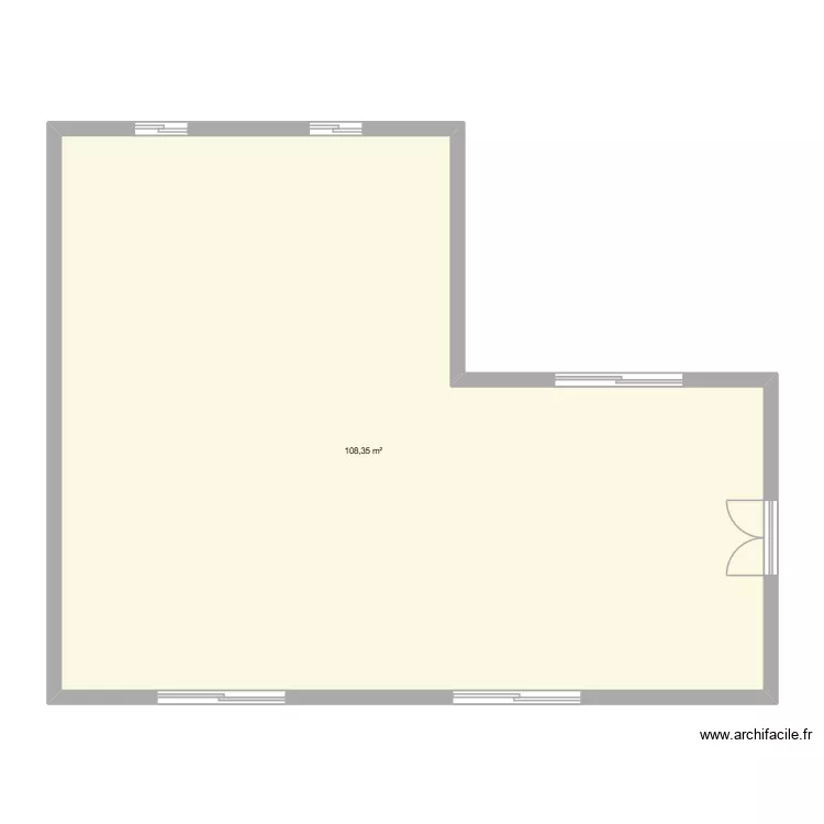 tpvc mat&eacute;riaux. Plan de 1  et 108 m²