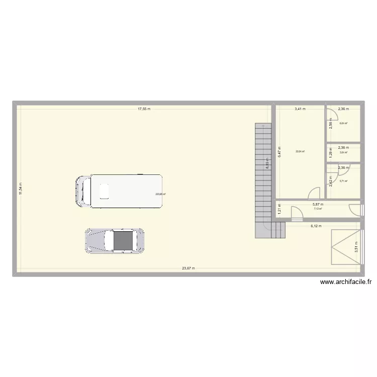 capital toiture. Plan de 9  et 312 m²